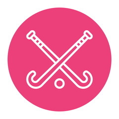 Hockey icon vector image. Can be used for Bowling.