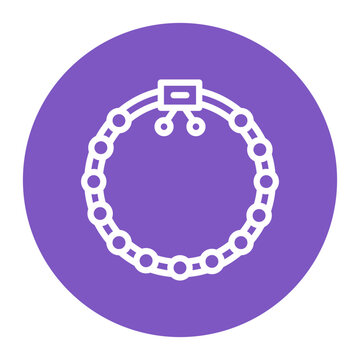 recommend clip art: Bracelet icon vector image. Can be used for Luxury.