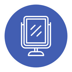 Fototapeta premium Mirror icon vector image. Can be used for Luxury.