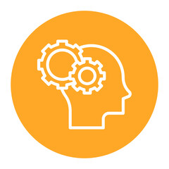 Cognitive Psychology icon vector image. Can be used for Psychology.