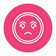 Fear icon vector image. Can be used for Psychology.