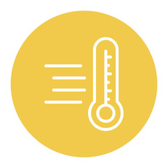 Temperature icon vector image. Can be used for Laundry.