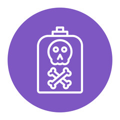 Poison icon vector image. Can be used for Shooting.