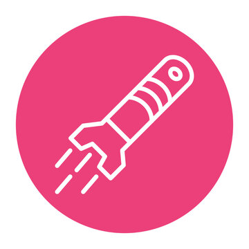 recommend clip art: Torpedo icon vector image. Can be used for Shooting.