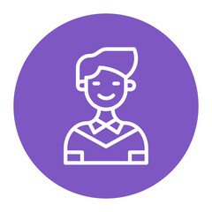 Man icon vector image. Can be used for Fairytale.