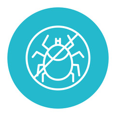 Tick Prevention icon vector image. Can be used for Veterinary.