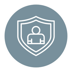 Pseudonymisation icon vector image. Can be used for Compliance And Regulation.