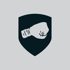 Boxing icon design vector graphic of template, sign and symbol