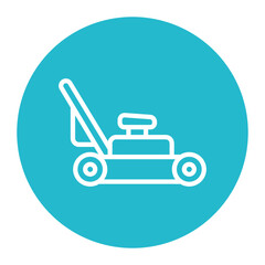 Lawnmover icon vector image. Can be used for Agriculture.