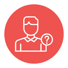 Missing Person icon vector image. Can be used for Crime Investigation.