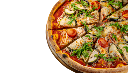 Vegetarian pizza, fastfood