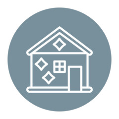 House Cleaning icon vector image. Can be used for Home Services.