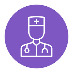 Nurse Male icon vector image. Can be used for Home Services.
