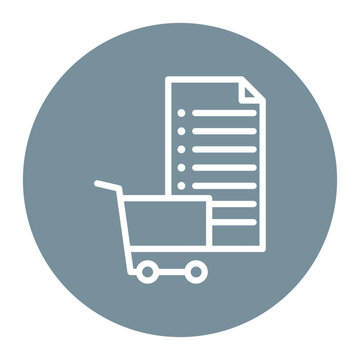 Cart Details icon vector image. Can be used for Ecommerce Store.