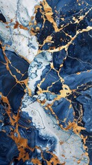 Blue marble texture with gold veins