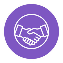 Partnership icon vector image. Can be used for Teamwork.