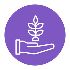 Sustainability icon vector image. Can be used for Core Values.