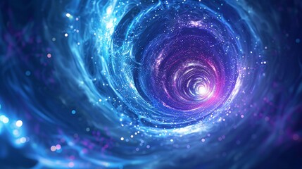 Galaxy Spiral A Celestial Journey Through Time and Space Generative AI