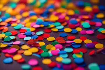 Fototapeta na wymiar Colorful confetti 