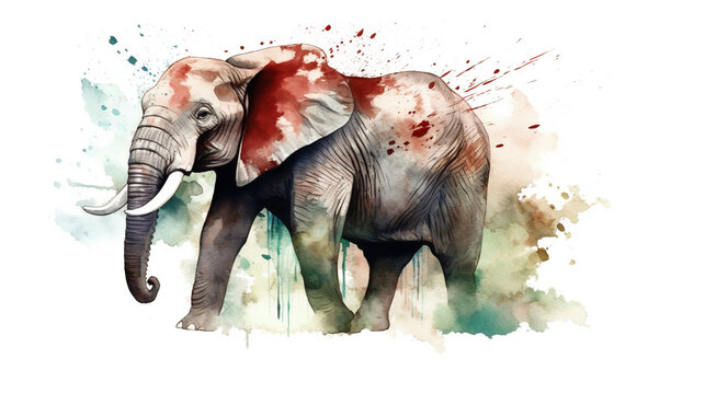 World Habitat wildlife day,art of endangered species of elephant , world Forest and biodiversity. Earth Day or World Wildlife Day concept. Biodiversity. Environmental protection.