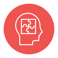 Memory Care icon vector image. Can be used for Elderly Care.