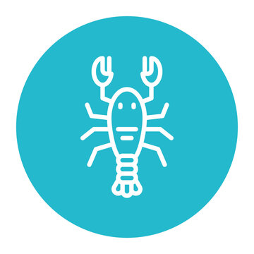 Lobster icon vector image. Can be used for Fish and Seafood.