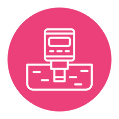 Soil pH Sensor icon vector image. Can be used for Sensors.