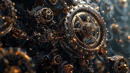 Gears of Time A Golden Clockwork Universe Generative AI