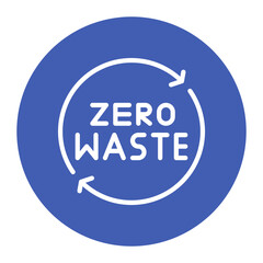 Zero Waste icon vector image. Can be used for World Environment Day.