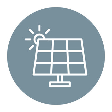 Solar Power icon vector image. Can be used for World Environment Day.