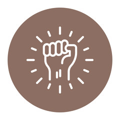 Revolution icon vector image. Can be used for Protesting and Civil Disobedience.