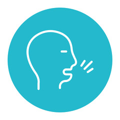 Shouting icon vector image. Can be used for Protesting and Civil Disobedience.