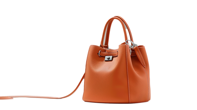 red bag isolated on white