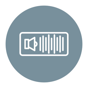 Sound icon vector image. Can be used for Filmmaking.