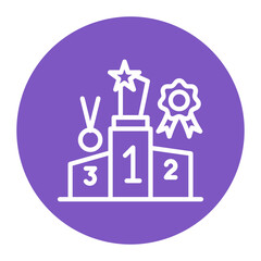 Award Category icon vector image. Can be used for Award Events.