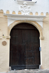 the historic center of presicce-acquarica lecce puglia italy	
