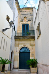 the historic center of presicce-acquarica lecce puglia italy	
