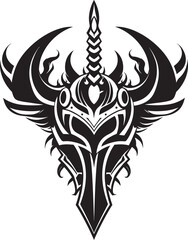 Druids Decimation Fantasy Axe Logo Banshees Bane Axe Icon Design