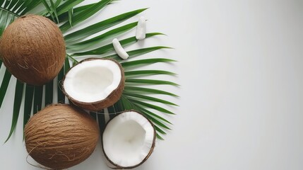 Fototapeta na wymiar Bunch Of Coconut