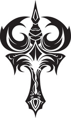 Royal Rumble Fantasy Axe Icon Symbol Thunderstrike Axe Logo Graphic