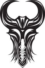 Gargoyles Grasp Axe Emblem Design Chimeras Cleave Battle Axe Icon Emblem