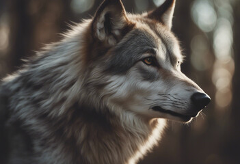 Wolf portrait