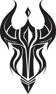 Crusaders Conquest Battle Axe Emblem Graphic Warlords Whirlwind Fantasy Axe Logo Symbol