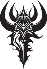 Titans Terror Axe Vector Icon Mythic Mayhem Battle Axe Graphic Symbol