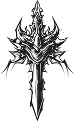 Paladins Power Sword Emblem Vector Dragons Doom Weapon Sword Logo