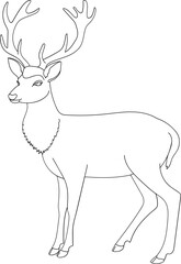 Deer Outline