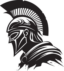 Mighty Guardian Fresh Warrior Iconic Vector Swift Sentinel Warrior Emblem Logo Icon
