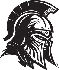 Resilient Warrior Fresh Warrior Logo Graphic Noble Knight Warrior Vector Symbol Emblem