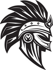 Resilient Warrior Fresh Graphic Icon Fearless Frontline Warrior Emblem Design