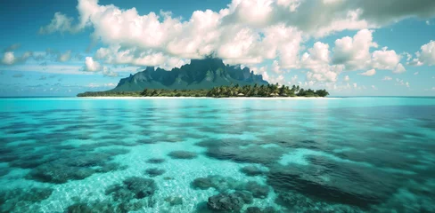 Foto auf Acrylglas Bora Bora, Französisch-Polynesien island of Bora Bora